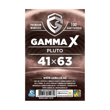 Gamma X PLUTO 41x63 kártyavédő