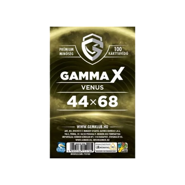 Gamma X VENUS 44x68 kártyavédő