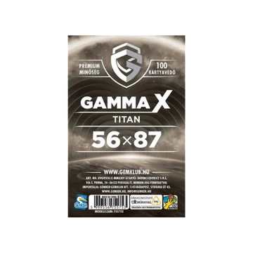 Gamma X TITAN 56x87 kártyavédő