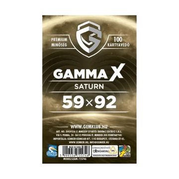 Gamma X SATURN 59x92 kártyavédő