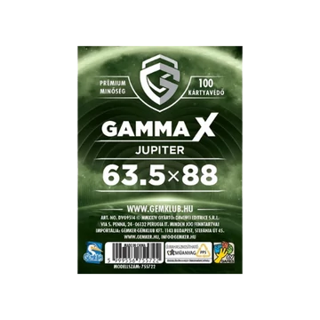 Gamma X JUPITER 63.5x88 kártyavédő