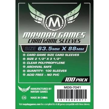 Mayday Games 63.5x88 kártyavédő