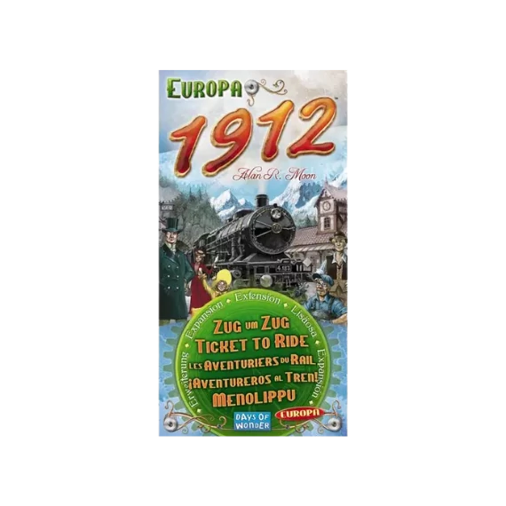 Ticket to Ride : Europa 1912 kiegészítő (Angol kiadás)